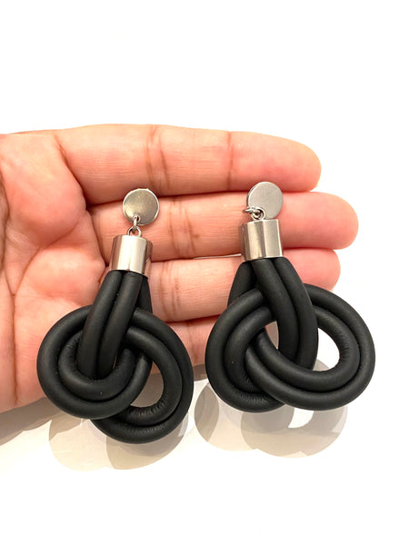 KNOT PREDICTABLE- Swirl Earrings (more colors available)