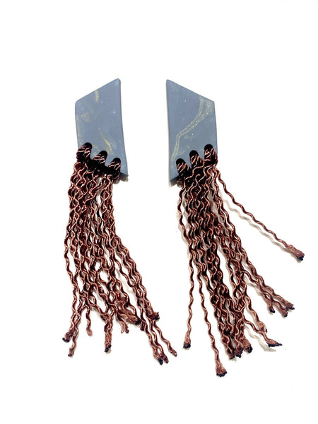COCOLEÉ- THREAD EARRINGS