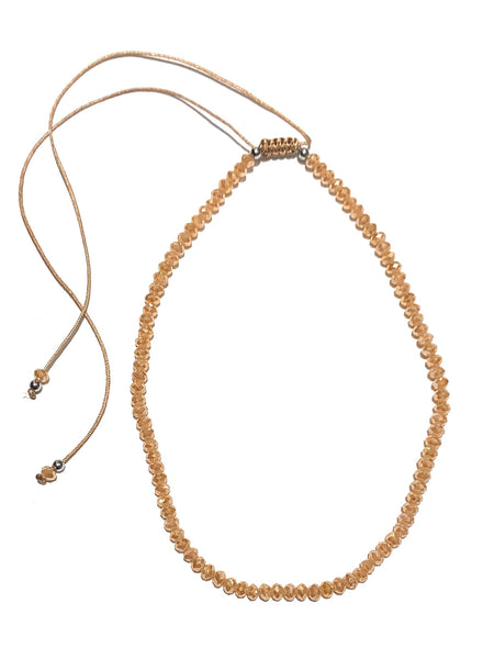 E-HC DESIGNS- Full Crystal Adjustable Choker (many colors available)