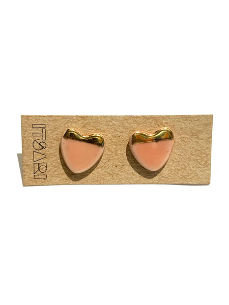 ITSARI- 22k Detail Studs - Hearts (more colors available)