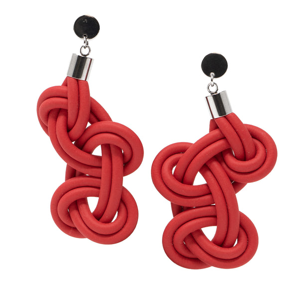 KNOT PREDICTABLE- Loop Earrings (more colors available)