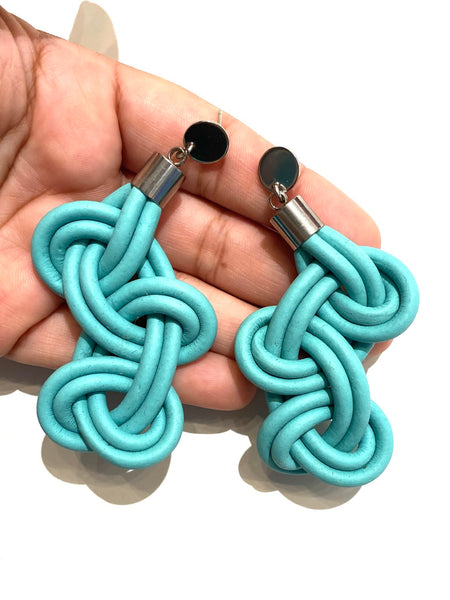 KNOT PREDICTABLE- Loop Earrings (more colors available)