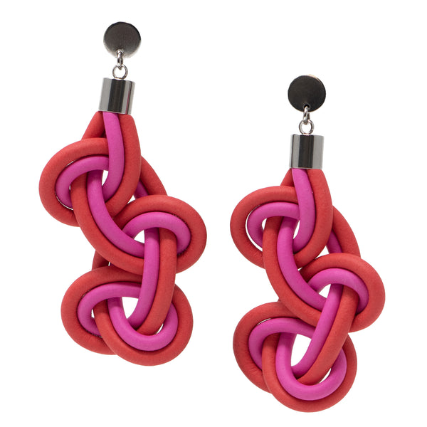 KNOT PREDICTABLE- Loop Earrings (more colors available)