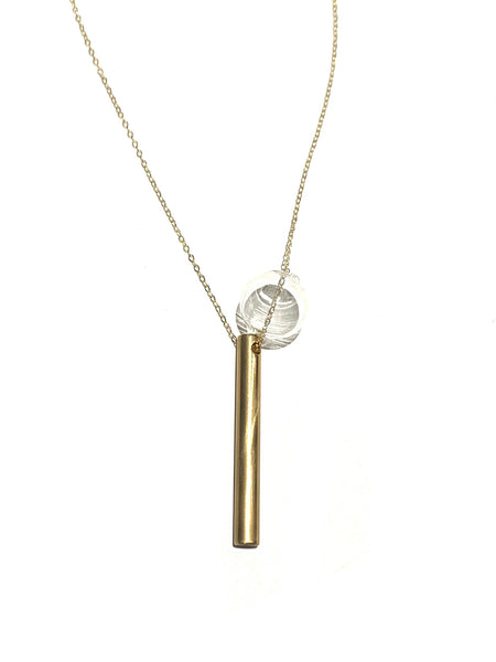 LUCA- Sphere + Cylinder Necklace
