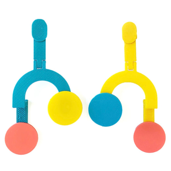 MENEO-  Mini Karo Earrings (more colors available)