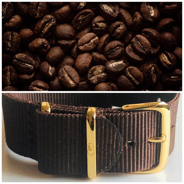 GEO- Watch Strap - Café (different finishes)