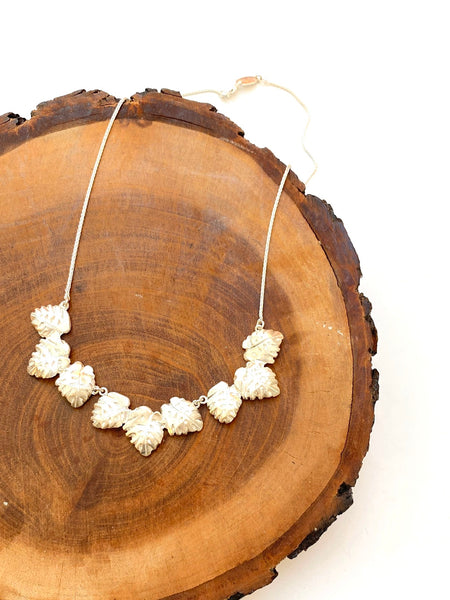 Snou* - Monstera Medallion Necklace