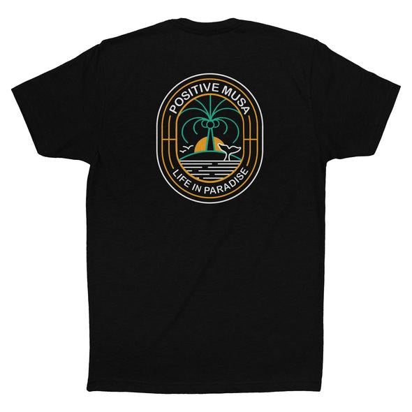 POSITIVE MUSA-Life in Paradise Men's T-Shirt