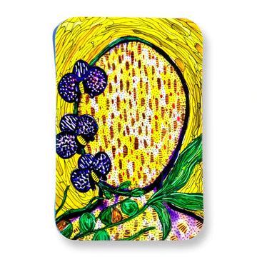 SUSANA CACHO- Sticker- Mujer Quenepas y Orquídea